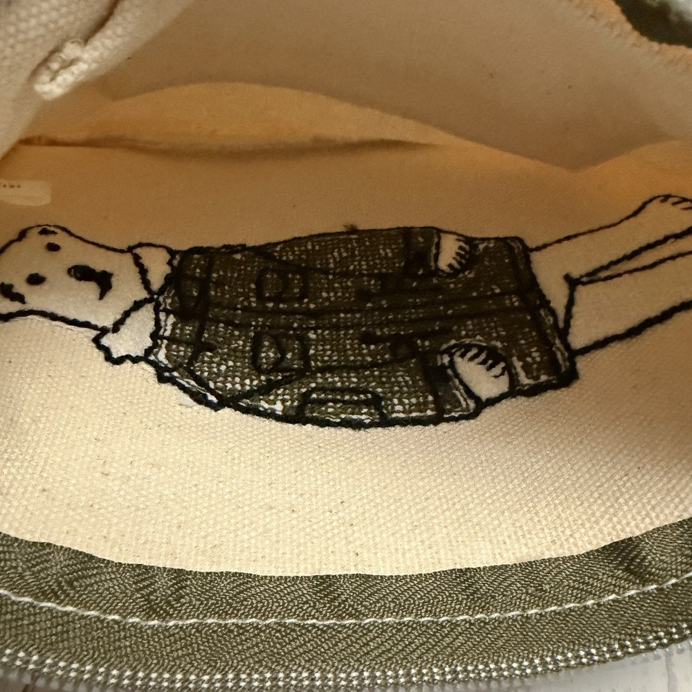 Polar Bear Benjamin Embroidered Canvas Zipper Pouch Tokyo Japan Parka / Jacket - Picture 4 of 8